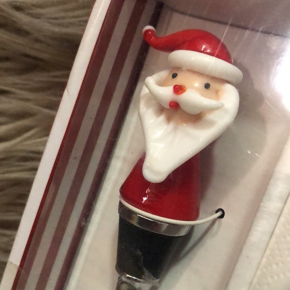 New in Box “Hostess Set” Wine Charms/Bottle Stopper/Napkins-Holiday Vibes - Picture 3 of 8